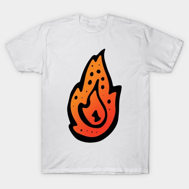 Flame T-Shirt by VANDERVISUALS